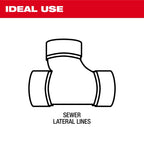 MX FUEL™ Sewer Drum Machine w/ POWERTREDZ™ for 5/8“ - ¾“ Cable Kit