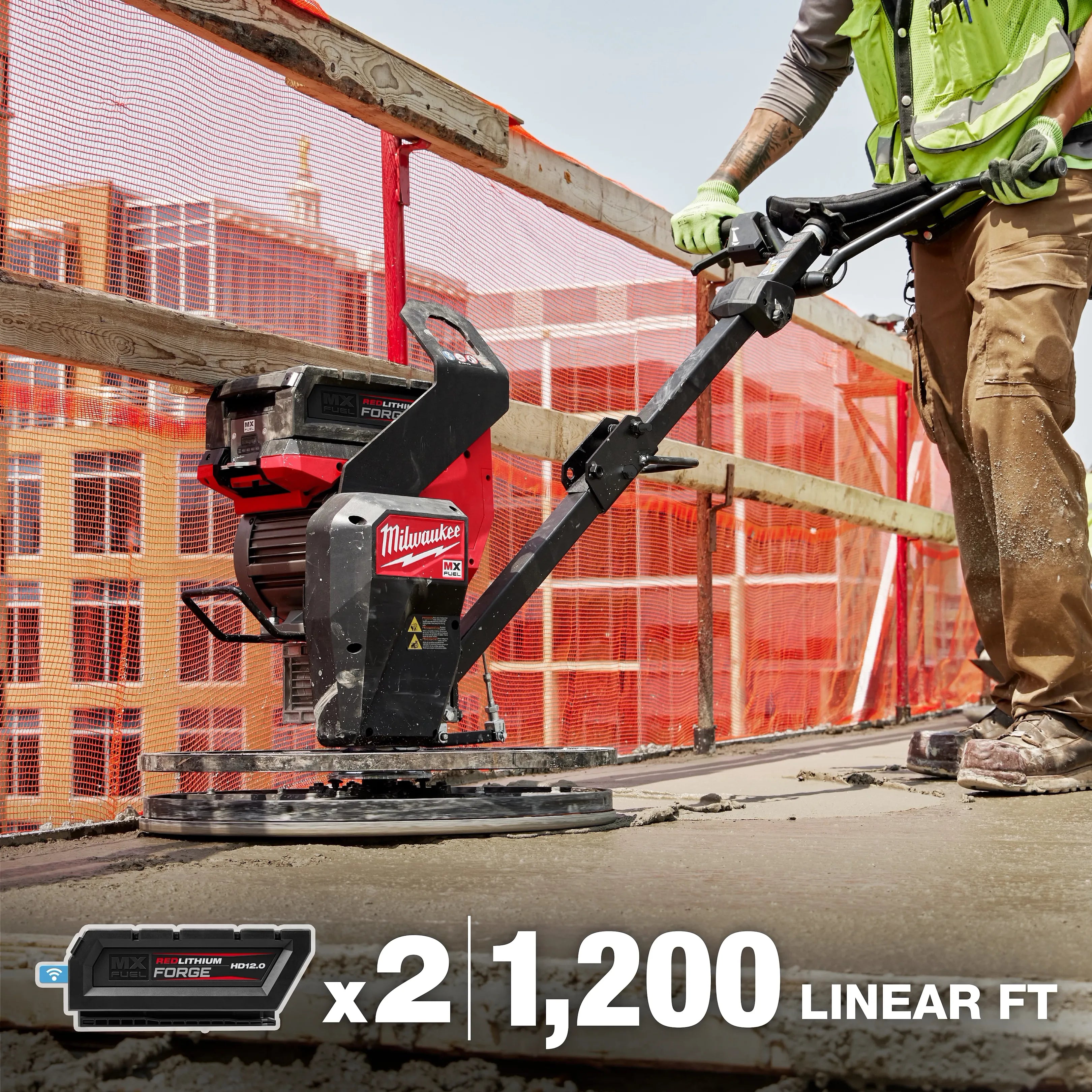 MX FUEL™ 24" Walk-Behind Edging Trowel Kit