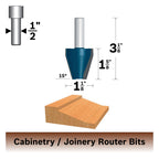 Bosch 84520M 1-1/8 In. x 1-5/8 In. Carbide Tipped Traditional Vertical Raised Panel Bit