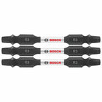 Bosch ITDESQ32503 3 pc. Impact Tough 2.5 In. Square #3 Double-Ended Bits
