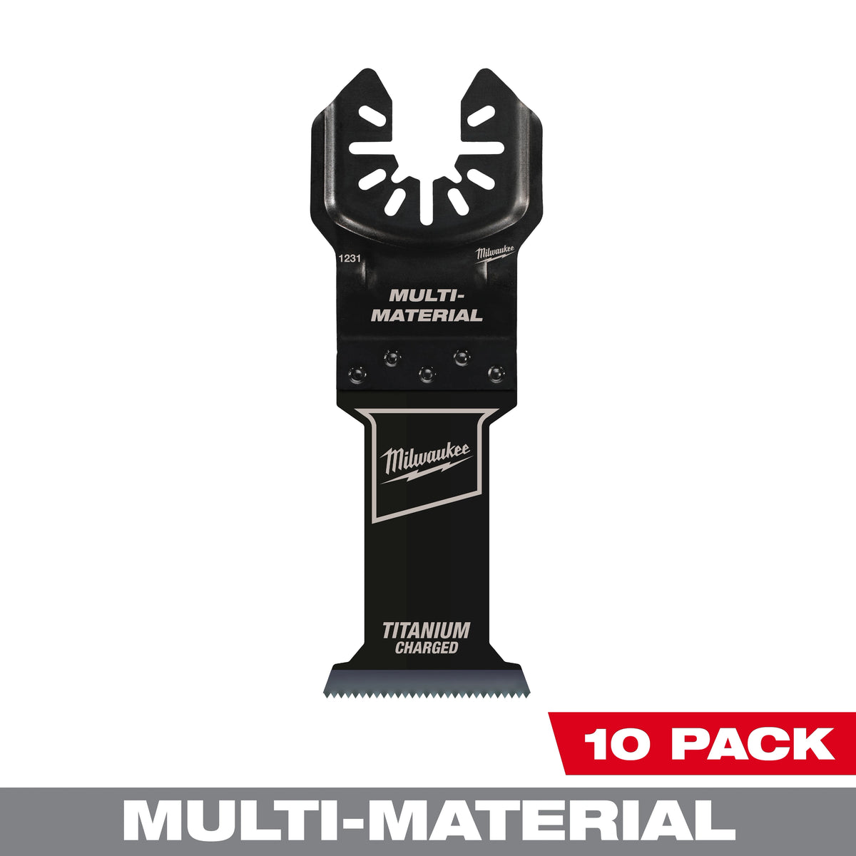 Milwaukee 1-3/8” Bi-Metal Multi-Material Universal Fit Oscillating Multi-Tool Blade (10 PK) | 49-25-1239