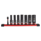 8PC SHOCKWAVE™ Impact Duty 3/8" Drive SAE Deep 6 Point Socket Set - 49-66-7024 - image 2
