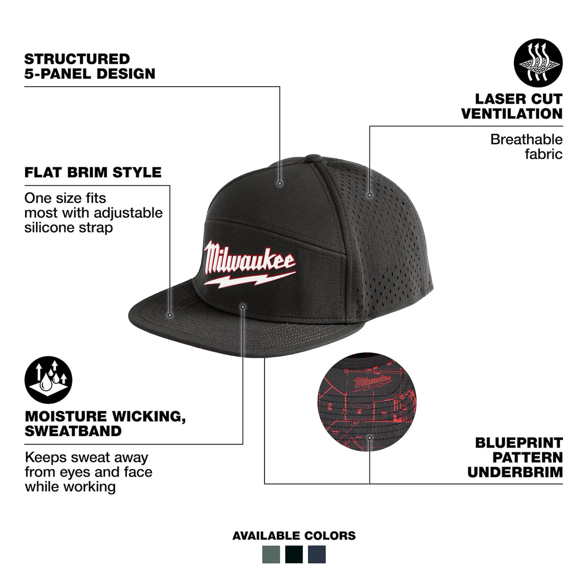 Flat Brim Snapback