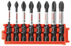 Bosch CCSPHV208 8 pc. Impact Tough Phillips 2 In. Power Bits with Clip for Custom Case System