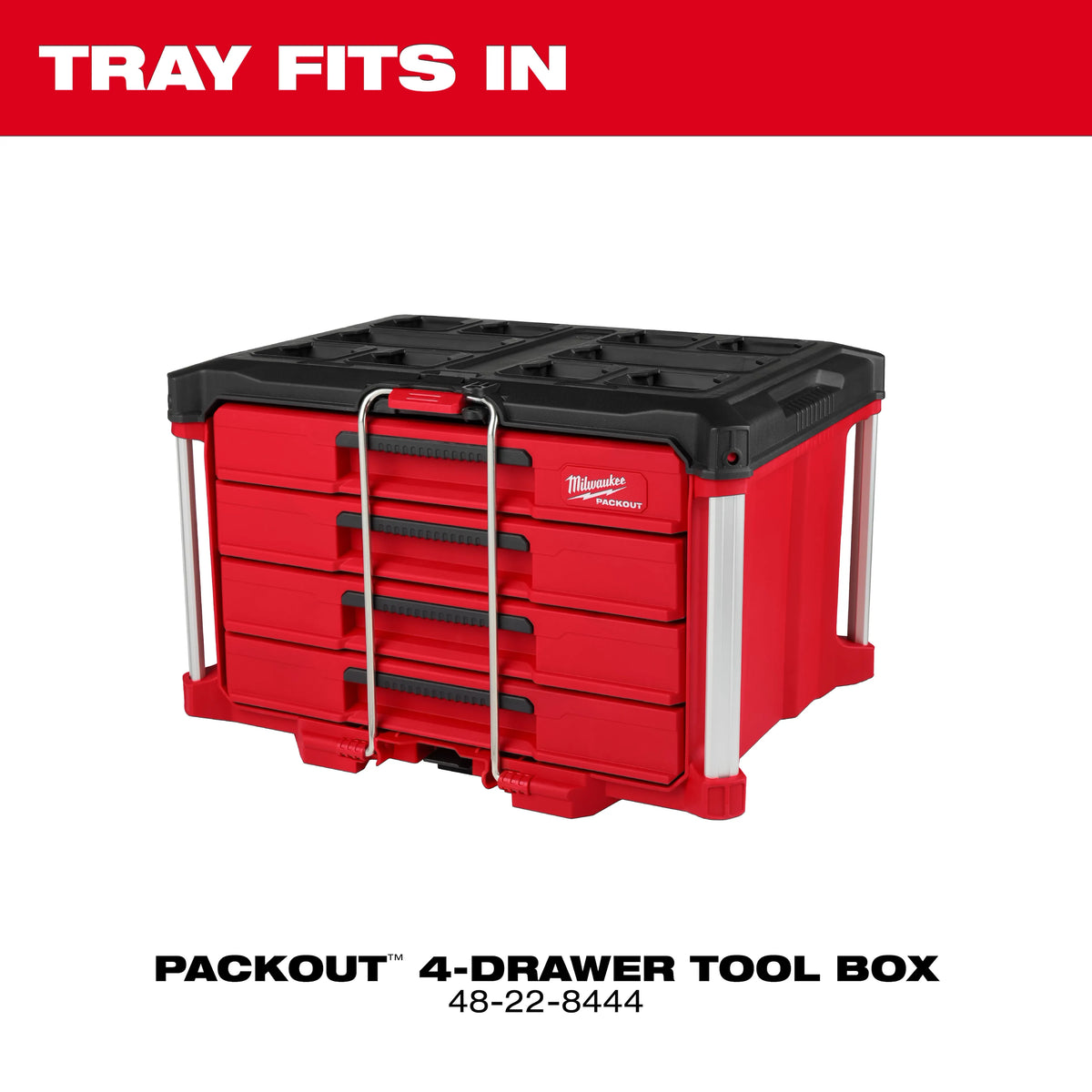 77 pc. 1/4”, 3/8”, & 1/2” Drive Metric Socket Set with Tray for PACKOUT™ Drawers