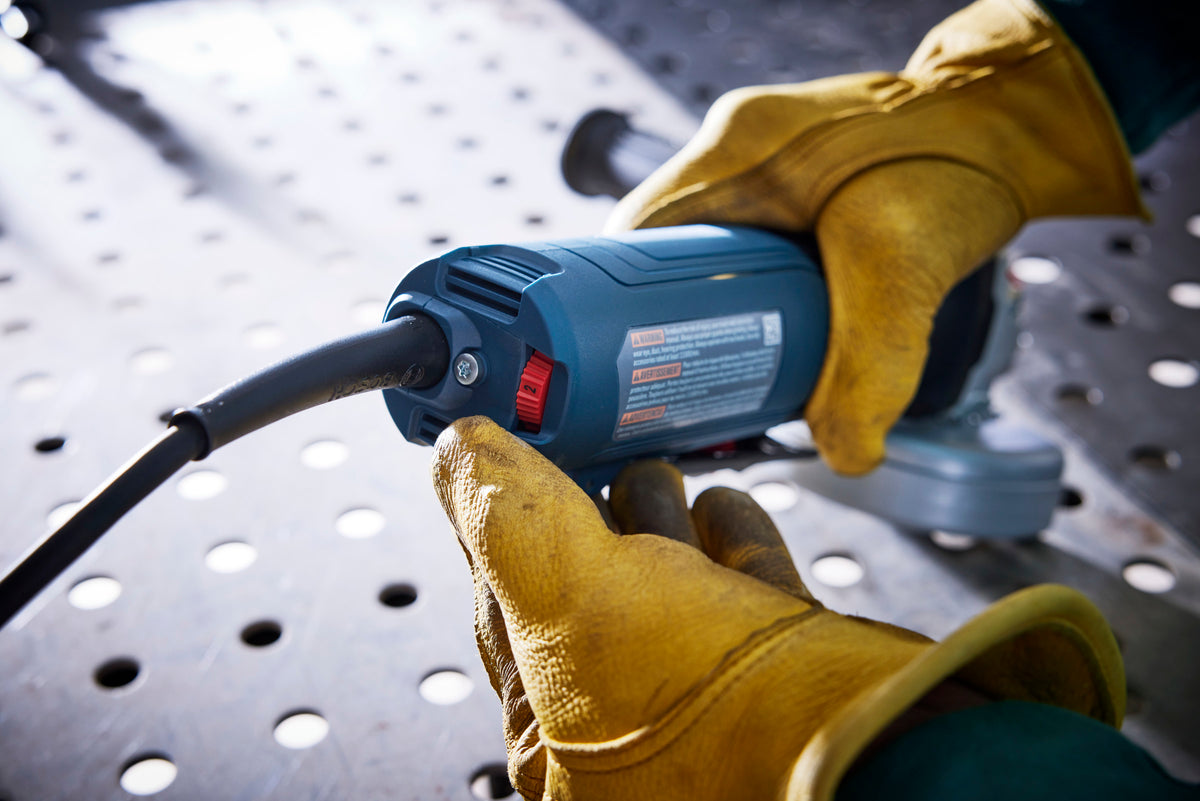 Bosch GWS12-450PBD 4 ½ In. Ergonomic Angle Grinder with No Lock-On Paddle Switch