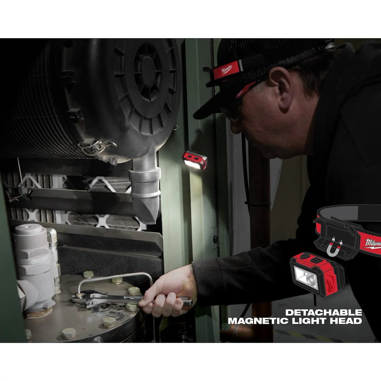 Milwaukee® Rechargeable Magnetic Headlamp And Task Light
