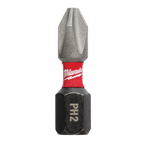 Milwaukee SHOCKWAVE Impact Duty 1" Phillips #2 Insert Bits (25 PK) | 48-32-4112