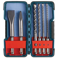 Bosch HCST006 6 pc. SDS-plus Bulldog Rotary Hammer Bit Set