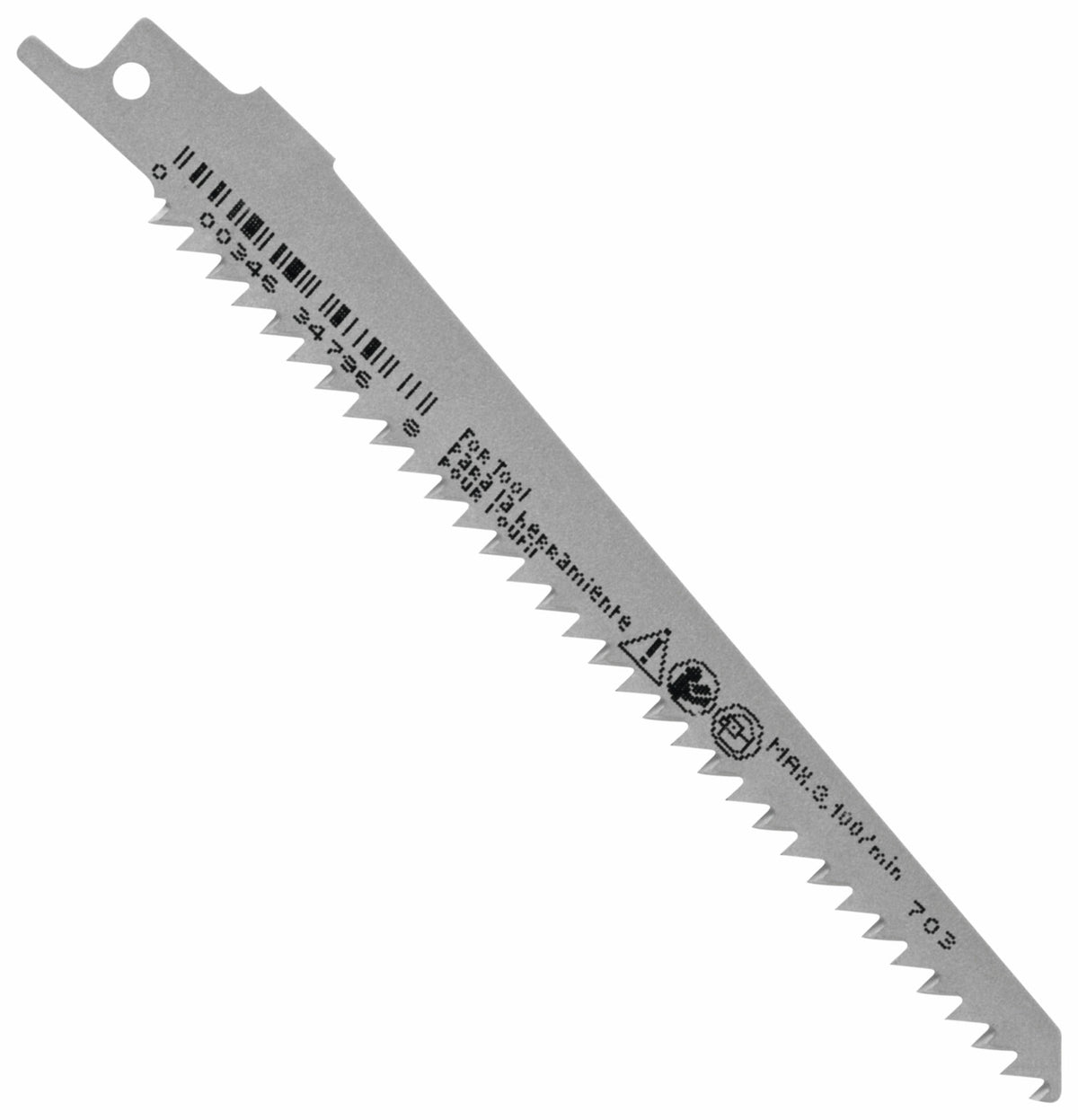 Bosch RW66 5 pc. 6 In. 6 TPI Wood Reciprocating Saw Blades