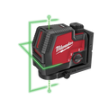 USB Rechargeable Green Cross Line & Plumb Points Laser