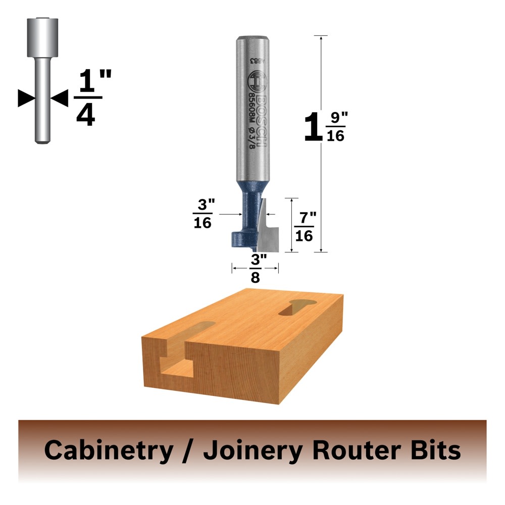 Bosch 85608M 3/8 In. Carbide Tipped Keyhole Bit