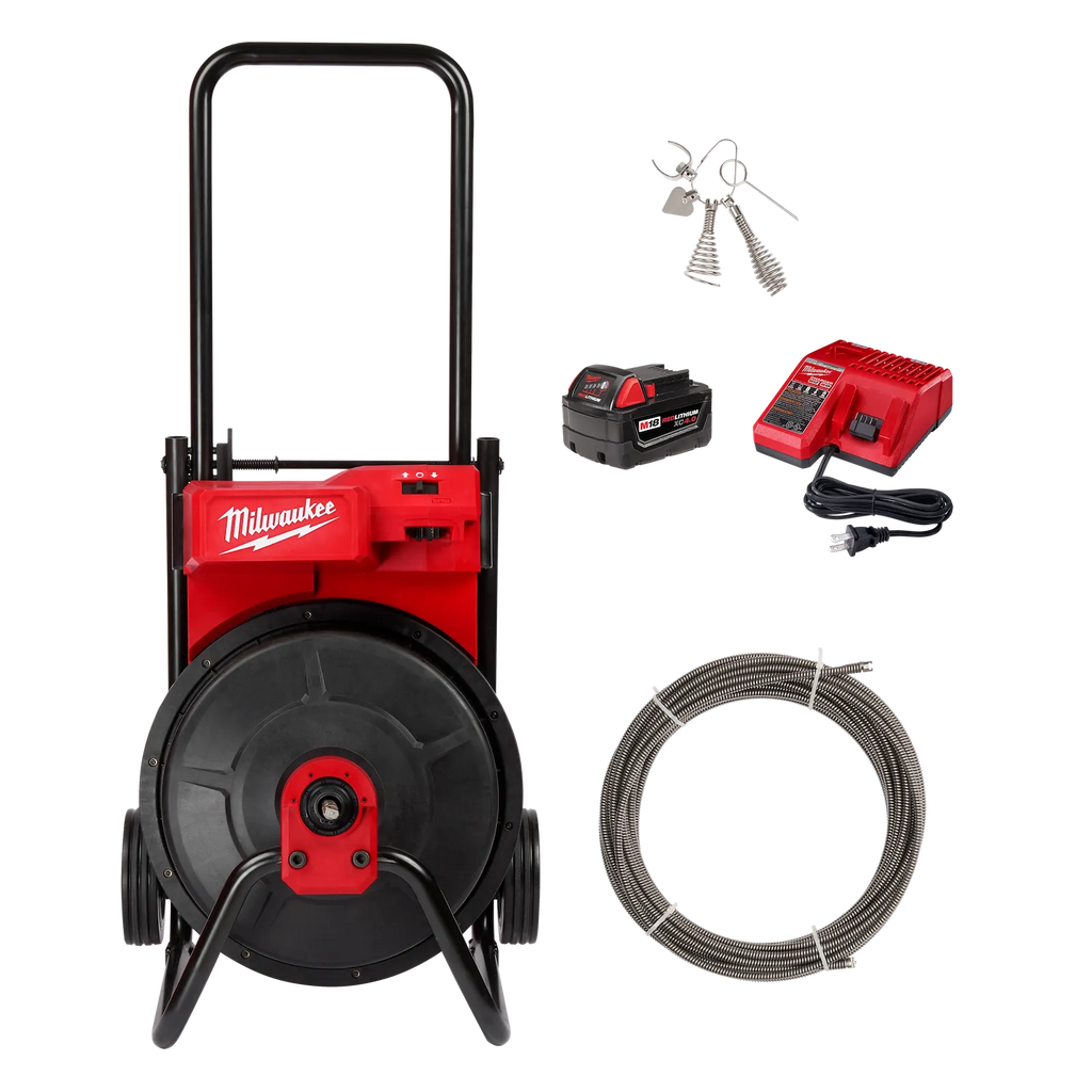 Milwaukee M18 Drum Machine with 3/8" Cable | 2817A-21