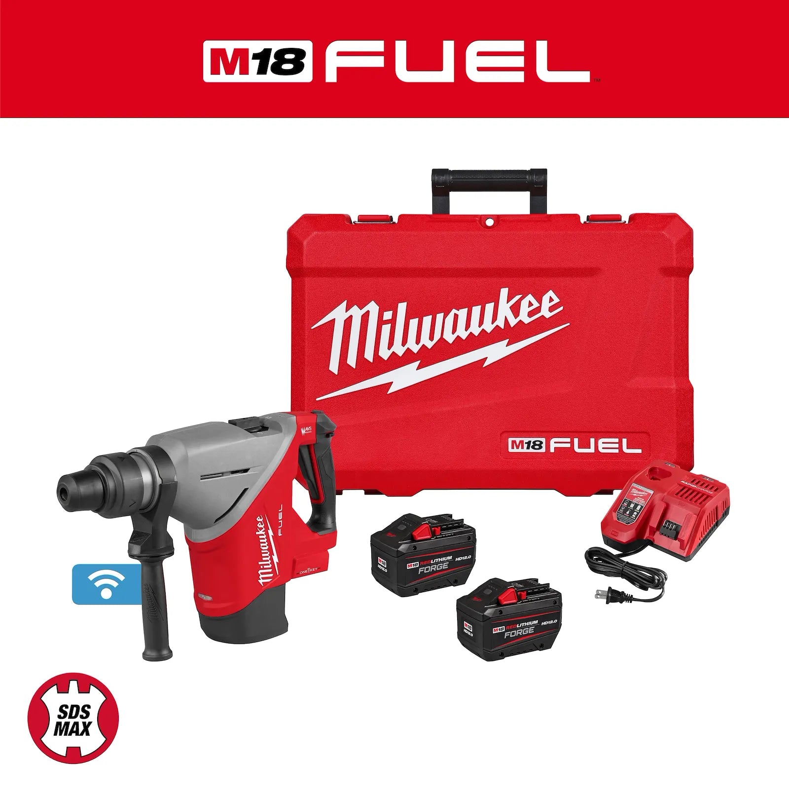 M18 FUEL™ 1-3/4" SDS MAX Rotary Hammer w/ ONE-KEY™