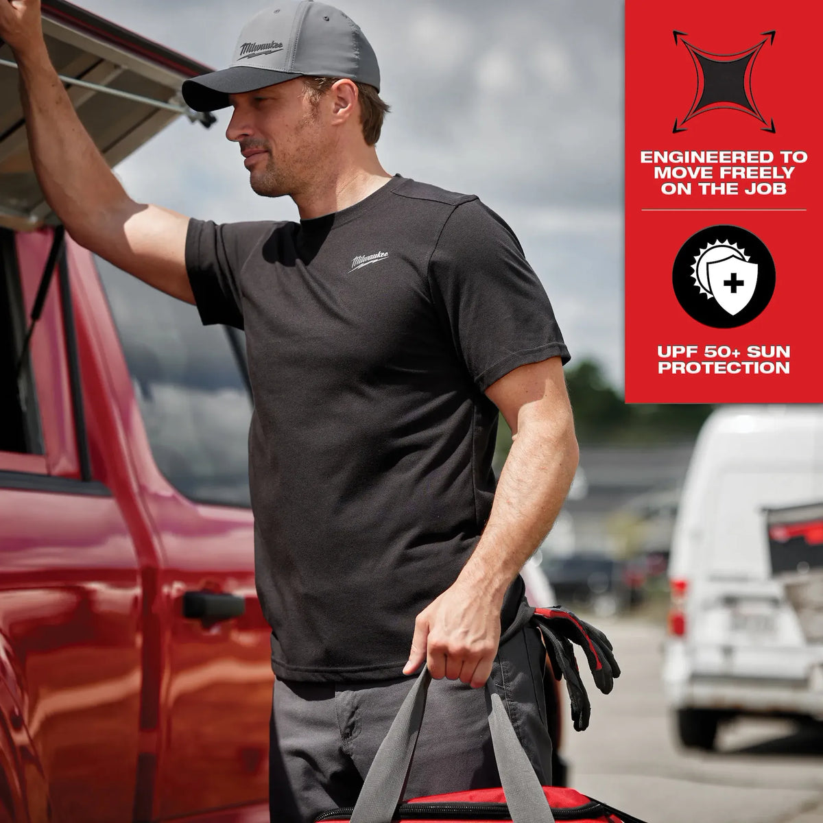 Milwaukee FREEFLEX Hybrid Work Tee - Short Sleeve