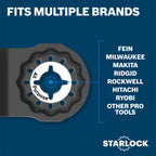 Bosch OSL114F-10 1-1/4 In. Starlock Oscillating Multi Tool Bi-Metal Plunge Cut Blade 10 pk.