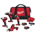 M18™ Cordless LITHIUM-ION 4-Tool Combo Kit