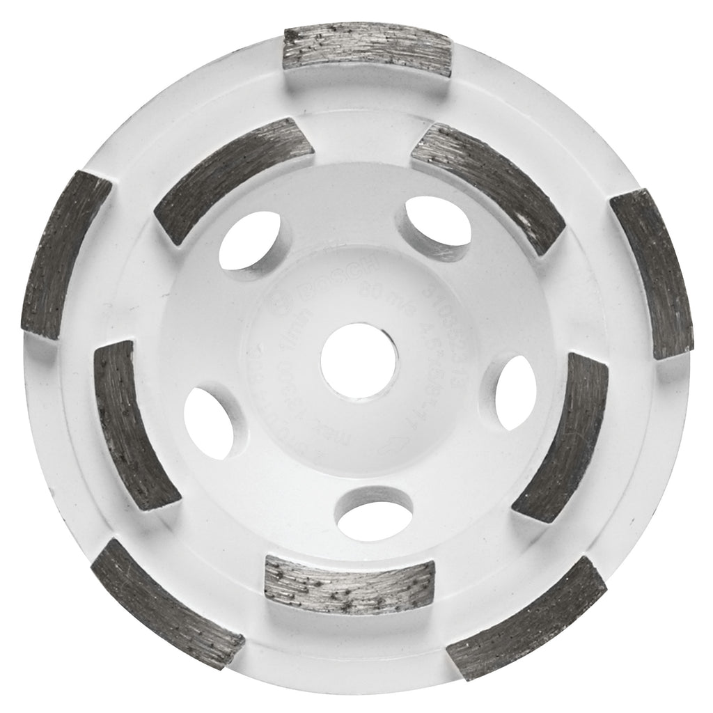 Bosch DCDR04502 4-1/2 In. Double Row Hubbed Diamond Cup Wheel