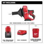 M12™ Drain Snake Kit