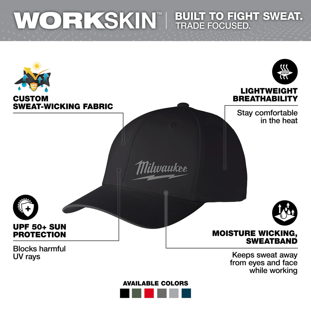 Milwaukee WORKSKIN Performance Fitted Hat | – Configuration Options
