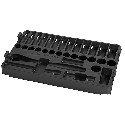 32pc 3/8" Metric Ratchet and Socket Set with PACKOUT™ Low-Profile Compact Organizer
