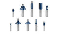 Bosch RBS010 10 pc. All-Purpose Router Bit Set