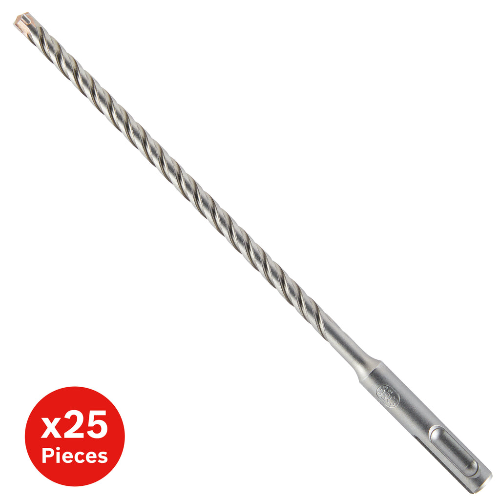 Bosch HC4C2042B25 1/4 In. x 6 In. x 8 In. SDS-plus Bulldog Tough Rotary Hammer Bit - 25 Pack