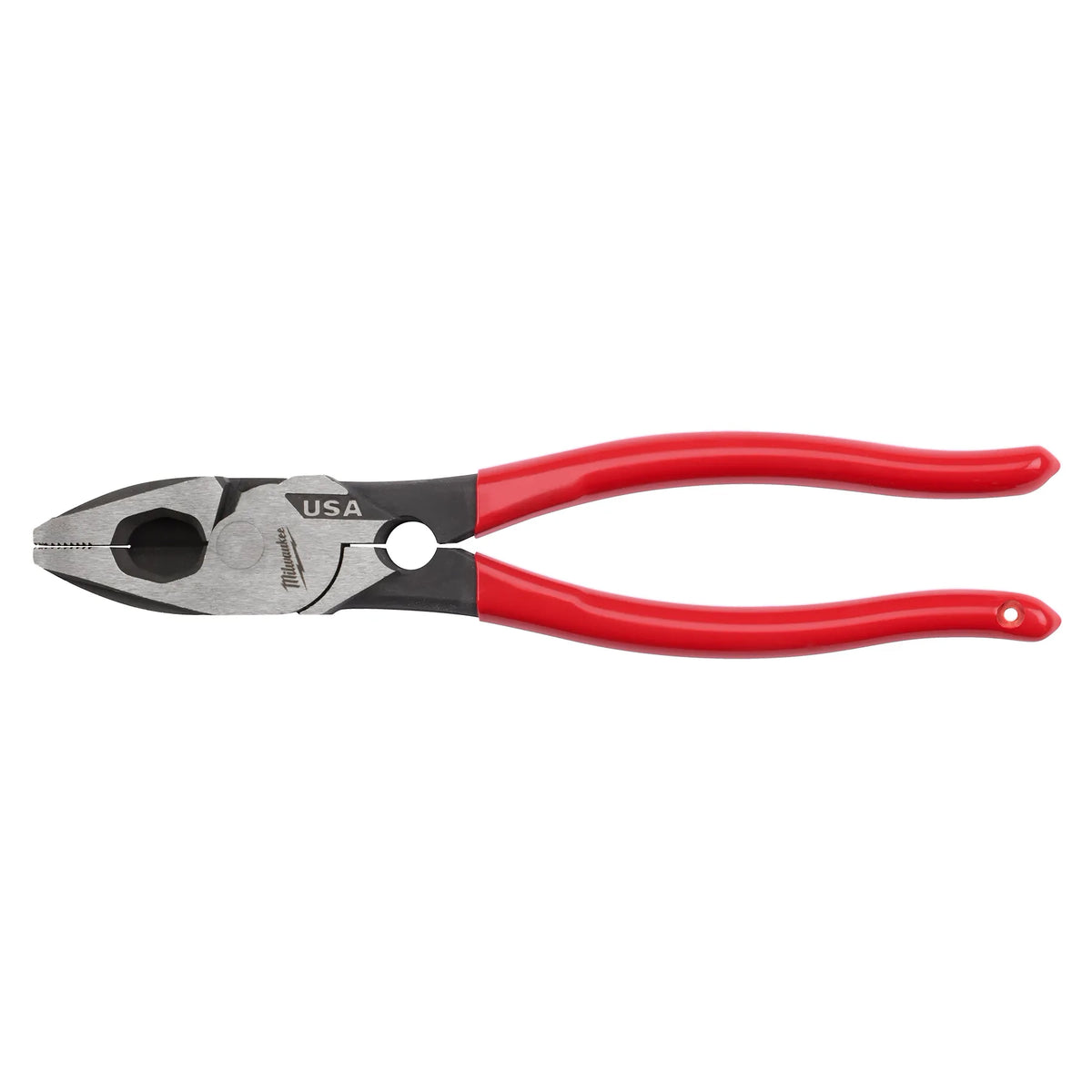 Milwaukee 9" Lineman's Dipped Grip Pliers with  Thread Cleaner (USA) | MT500T