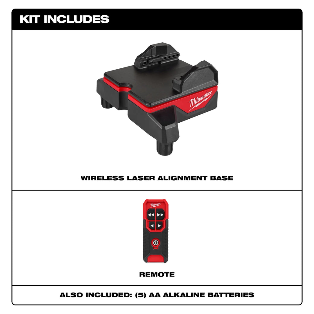 Wireless Laser Alignment Base W/ Remote