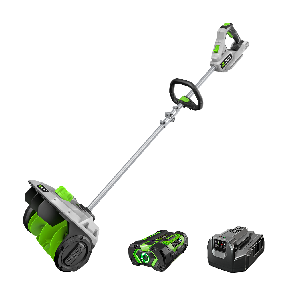 EGO SNS1201 snow shovel kit with one 2.5Ah BA1400T battery and CH2100 210W charger