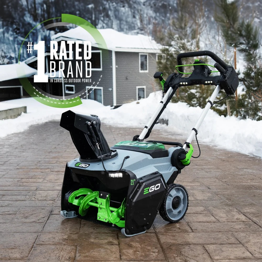 21" Single-Stage Snow Blower with Peak Power™ and Heated Handle Grips