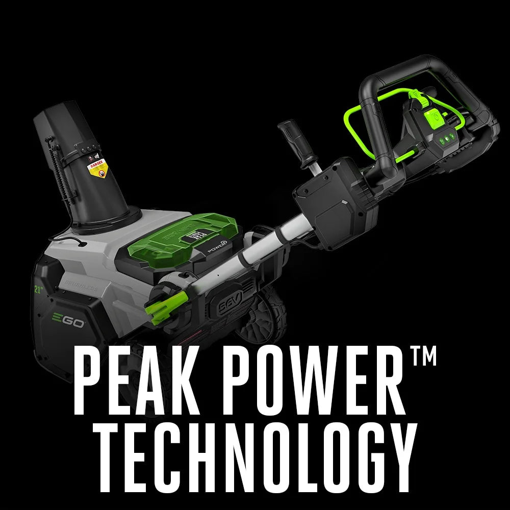 21" Single-Stage Snow Blower with Peak Power™ and Heated Handle Grips