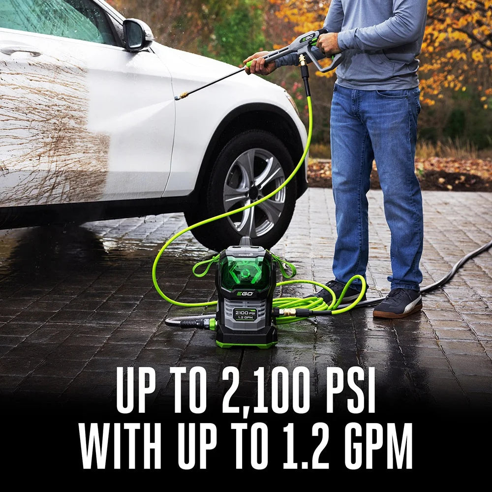 POWER+ 2100 PSI Compact Pressure Washer