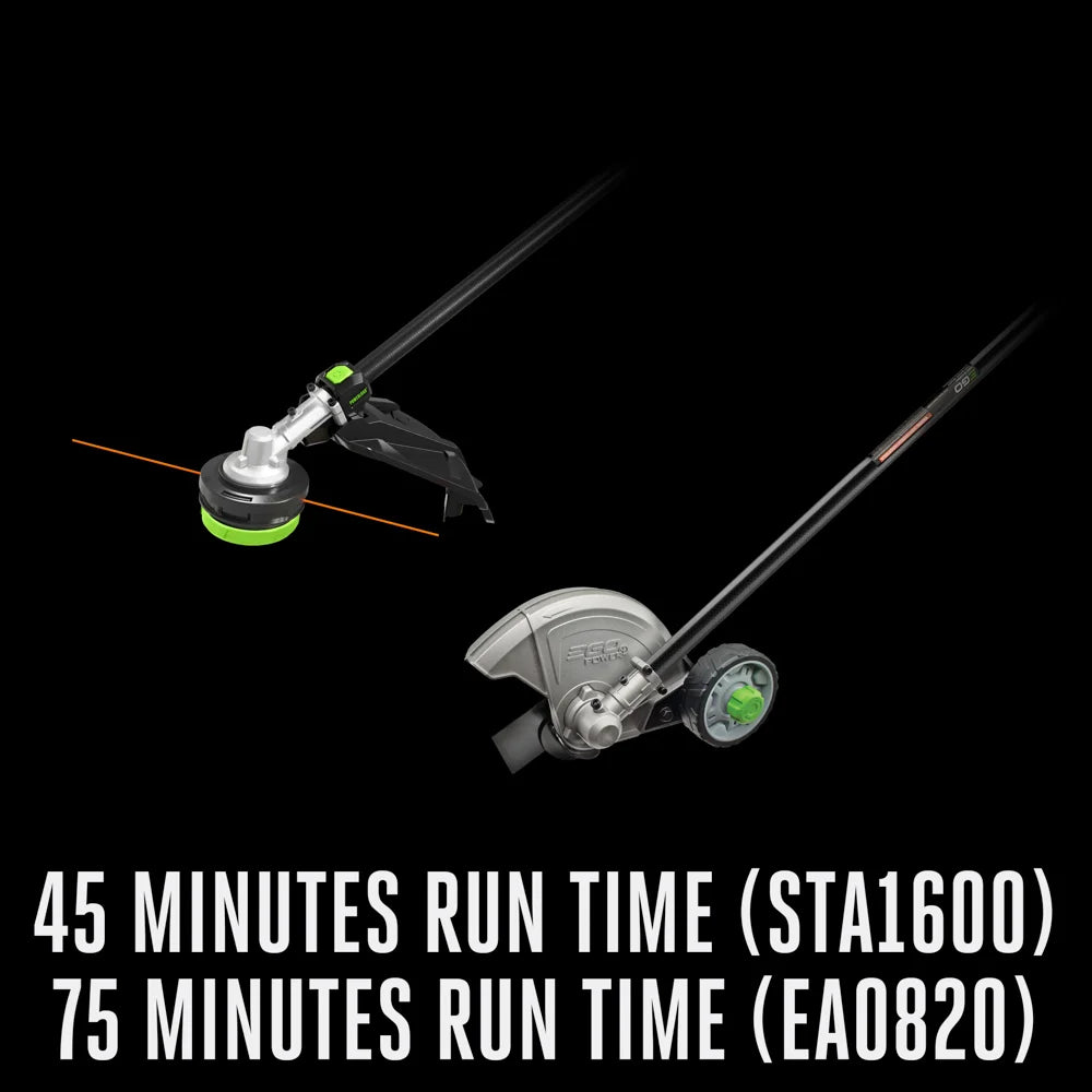 Multi-Head Combo Kit; 16” Carbon Fiber String Trimmer with POWERLOAD™, Carbon Fiber Edger, and 56V Power Head with 4.0Ah Battery and 320W Charger