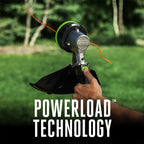 POWER+ 16” POWERLOAD™ String Trimmer with Telescopic Carbon Fiber Shaft