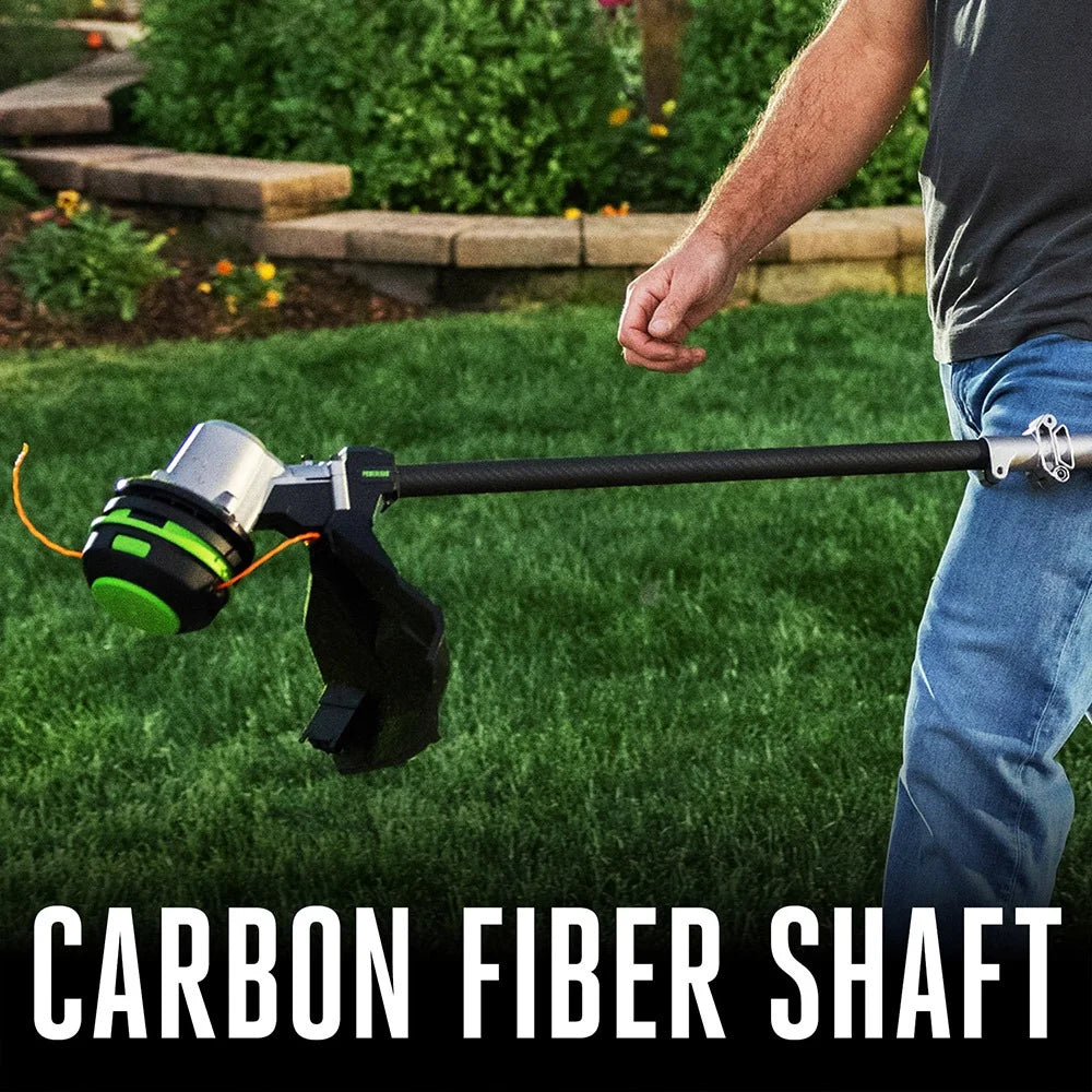 POWER+ 16” POWERLOAD™ String Trimmer with Telescopic Carbon Fiber Shaft