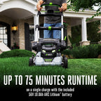 POWER+ 1000 Series Mower 22" Super Composite Deck with Select Cut™ and Touch Drive™ Self-Propelled, 10.0Ah Battery and 700W Turbo Charger