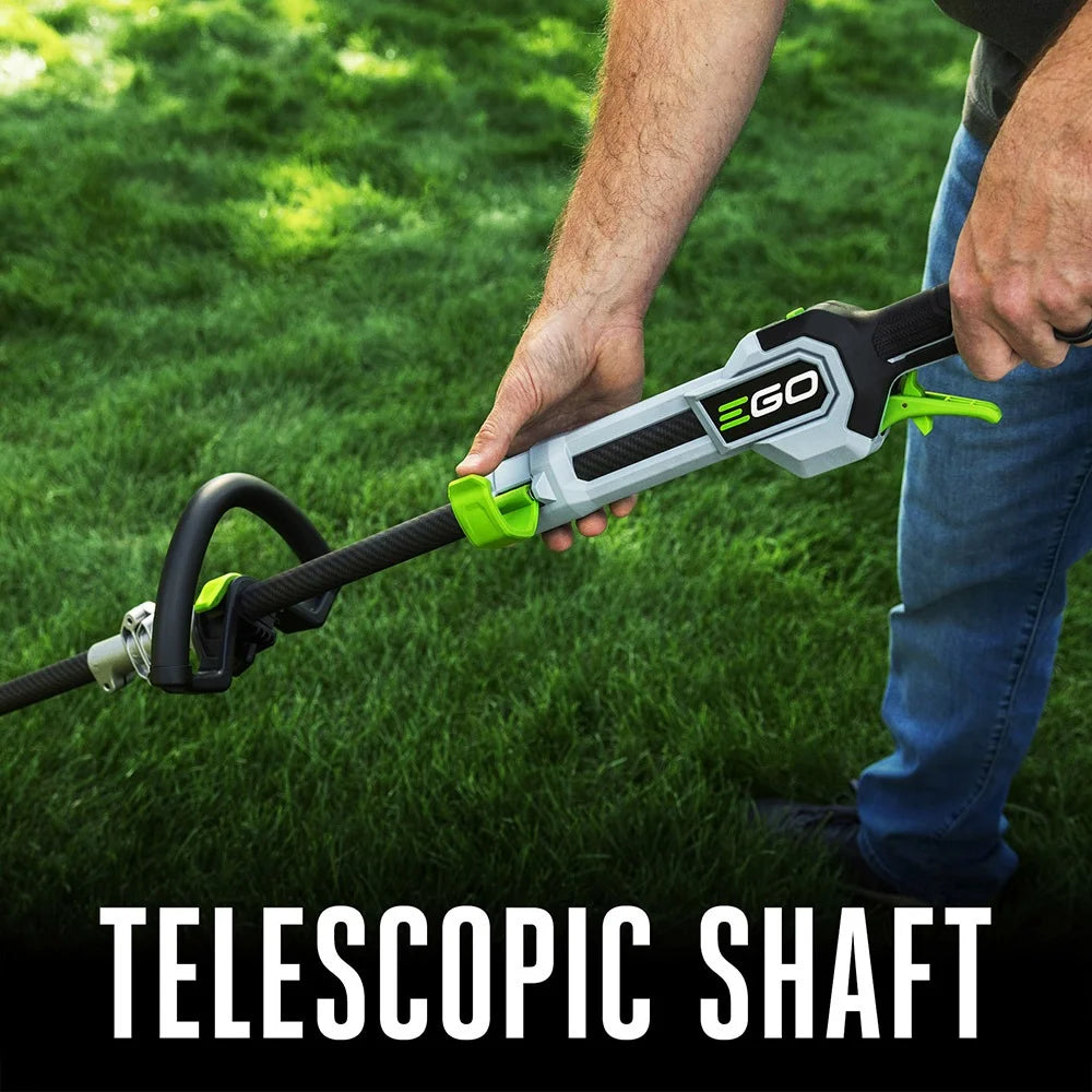 POWER+ 16” POWERLOAD™ String Trimmer with Telescopic Carbon Fiber Shaft