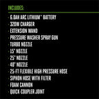 POWER+ 2100 PSI Compact Pressure Washer