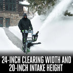 24 in. Self-Propelled 2-Stage XP Snow Blower with Peak Power™