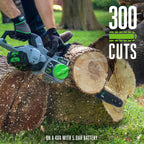 18" 56-Volt Cordless Chainsaw