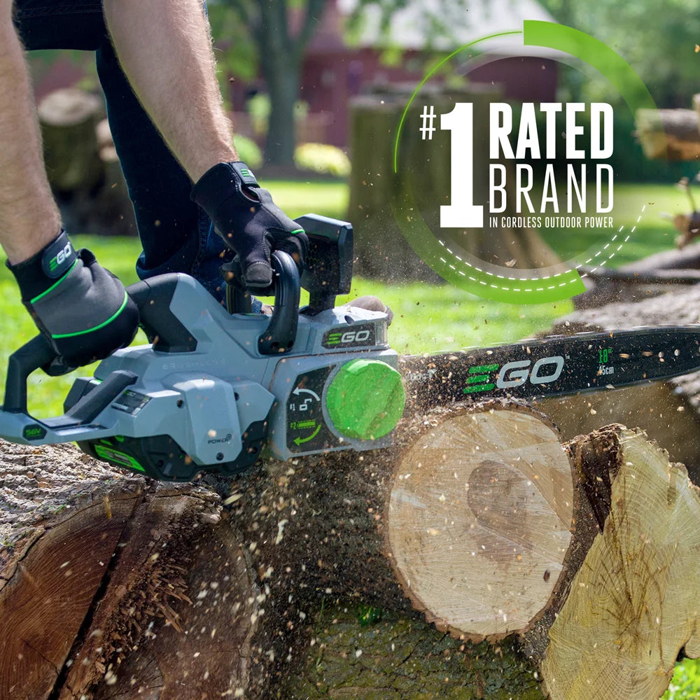 18" 56-Volt Cordless Chainsaw