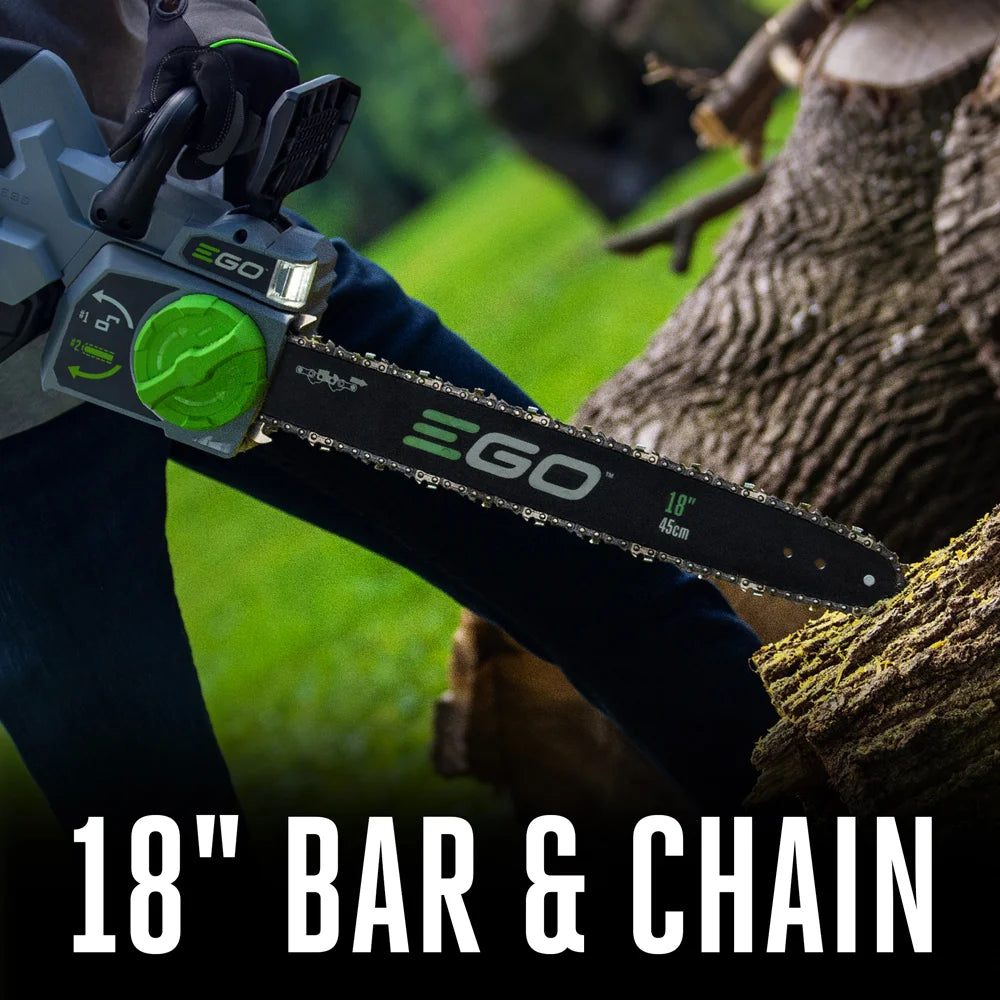 18" 56-Volt Cordless Chainsaw