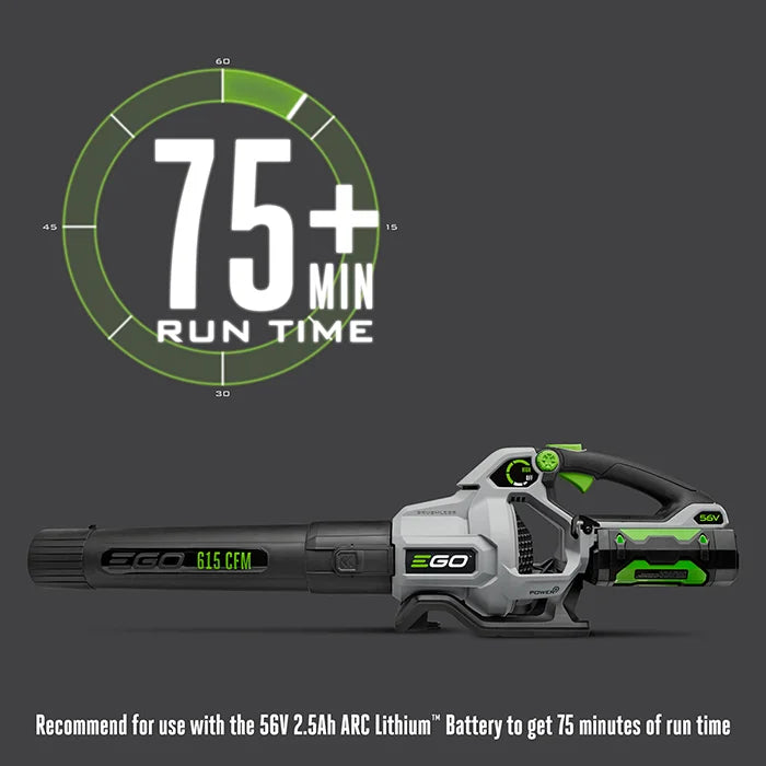 615 CFM Variable-Speed 56-Volt Lithium-ion Cordless Leaf Blower