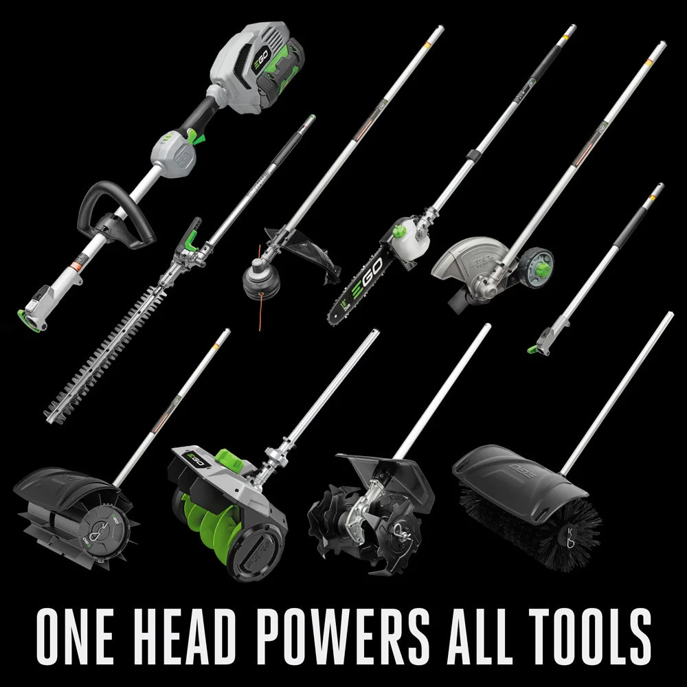Multi-Head Combo Kit; 16” Carbon Fiber String Trimmer with POWERLOAD™, Carbon Fiber Edger, and 56V Power Head with 4.0Ah Battery and 320W Charger