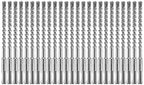 Bosch HCFC2051B25 25 pc. 5/16 In. x 4 In. x 6 In. SDS-plus Bulldog Xtreme Carbide Rotary Hammer Drill Bits