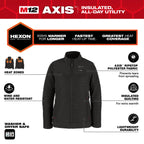 Milwaukee M12 Women's Heated AXIS Jacket – Configuration Options