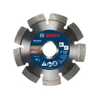 Bosch DBVG04501 4-1/2 In. Segmented Rim V-Groove Diamond Wheel for Rough Cuts