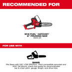 8" 3/8" LOW PROFILE™ Pitch, .043" Gauge Saw Chain and Guide Bar Set - 49-16-2818 - image 3
