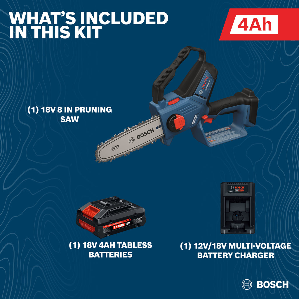 Bosch GKE18V-20N14X 18V Cordless Pruning Saw Kit